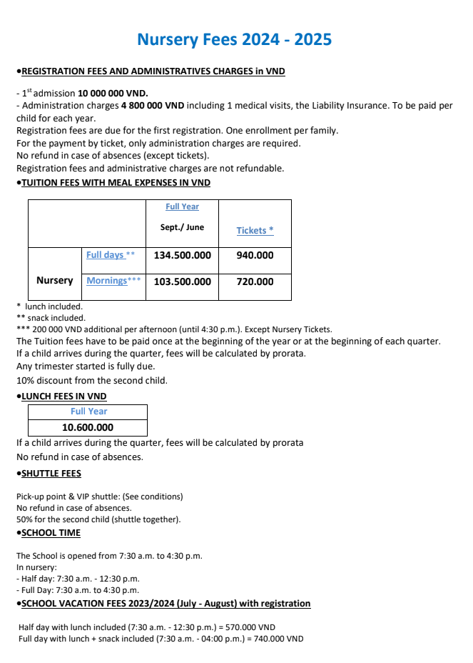 6 - Nursery Boule et Billes tuition fees french school in vietnam-min