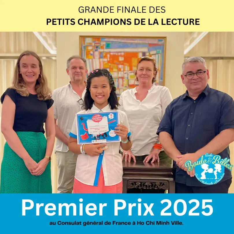 Gagnant 2025 Petits Champions Lecture Premier Prix 2025