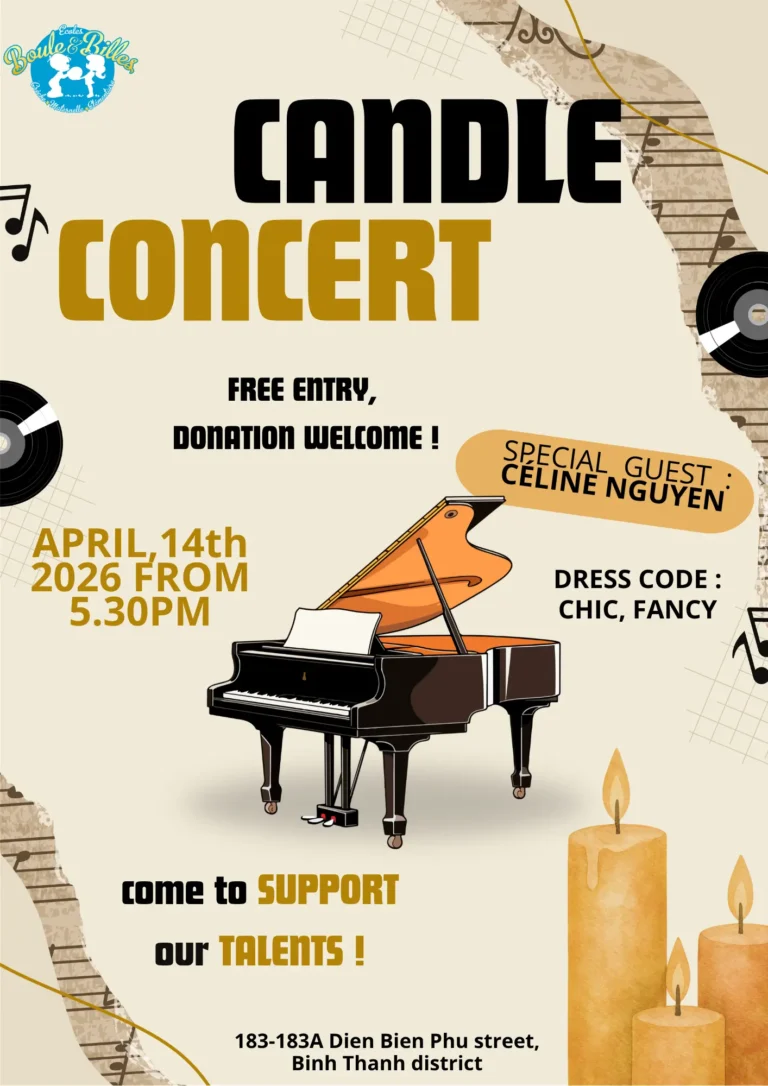 Concert aux chandelles – École française internationale Boule et Billes
