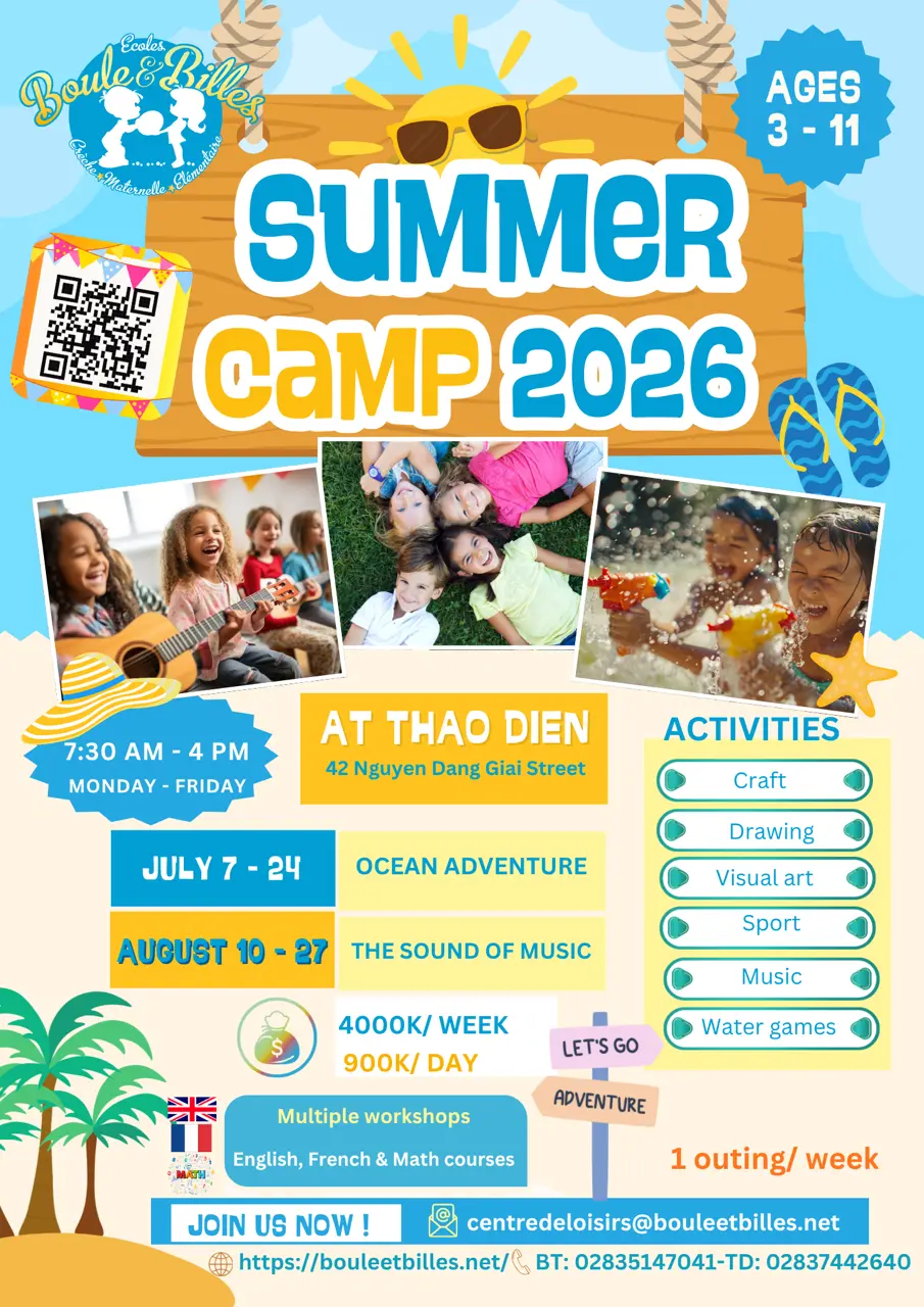 1 - Info summer camp Thao Dien 2026 in Vietnam - French international school Boule & Billes Large