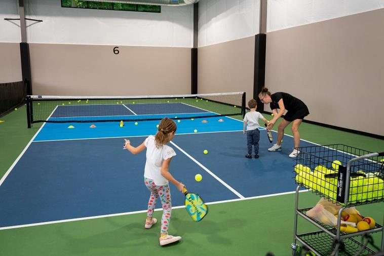 Pickleball, activité extra-scolaire à l'école Boule et Billes