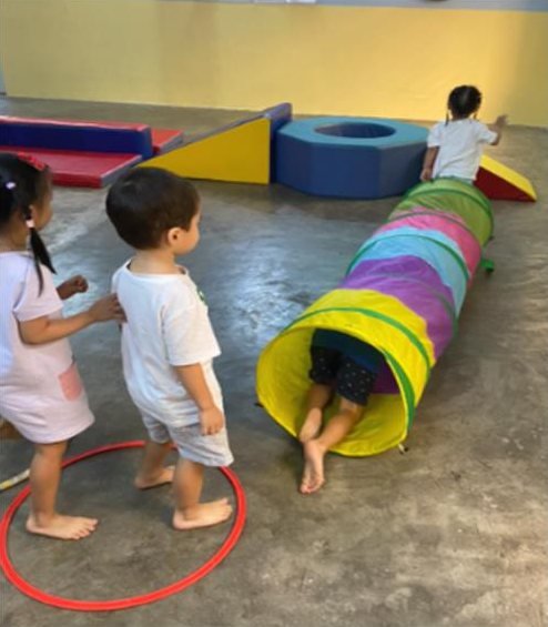 Parcours psychomoteur, activité extra-scolaire à l'école Boule et Billes