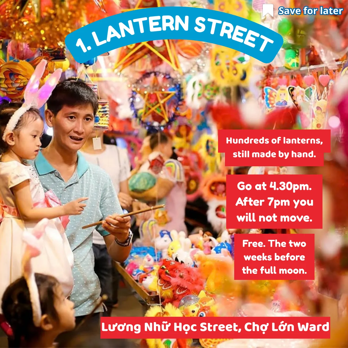 Lương Nhữ Học lantern street in Chợ Lớn, hundreds of handmade lanterns